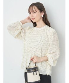 earth music&ecology マジョリカプリーツブラウス