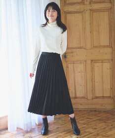 ANY 【10色展開/ウエストゴム】ウーリッシュフラノ プリーツスカート