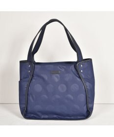 Y'SACCS ヒートエンボス ポルカドットトート Mサイズ