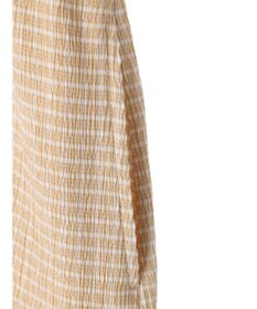 earth music&ecology ボリュームスリーブＣｈｅｃｋワンピース