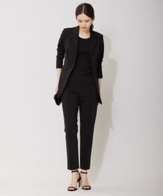 ICB L 【セットアップ対応・洗える】コットンコンプレッシャー テーパードパンツ