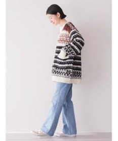 AMERICAN HOLIC フェアアイル柄ニットカーディガン