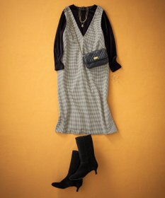 23区 スウェード ヒール ブーツ