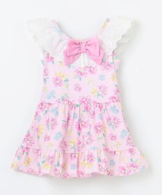 ANY KIDS 花柄×レース ワンピース水着