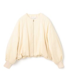 BEIGE， NIQUET / ノーカラーブルゾン