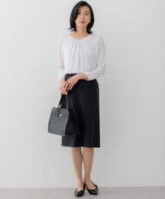 23区 S 【洗える】シルキーデシン ボールチェーン カットソー