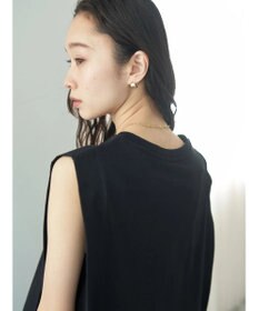 earth music&ecology ボクシーノースリーブチュニック