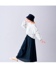 MOONBAT 【洗える】estaa アンゴラ風バケットハット