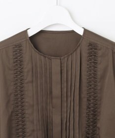 23区 S 【SLOW/一部店舗限定】ウォッシュドコットンサテン ブラウス