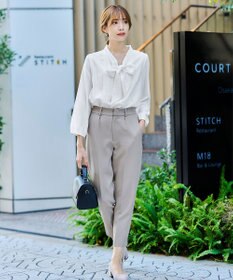 Tiaclasse 【新色追加・洗える】リボンタイブラウス