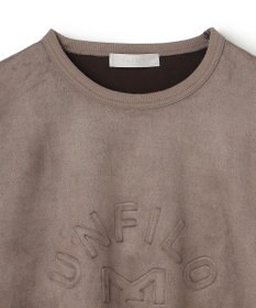 UNFILO MENS 【男女兼用】クリーンスエード エンボスロゴ クルー