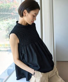 UNFILO 【WEB限定】シアーシャーリングブラウス