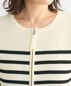 Green Parks ＺＩＰ付きニットカーディガン