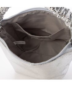 UNBILLION カシュカシュ cachecache / ギャザーハンドルメタリックミニショルダー