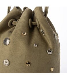 UNBILLION カカトゥ kakatoo / スエード調スタッズドロストバッグ