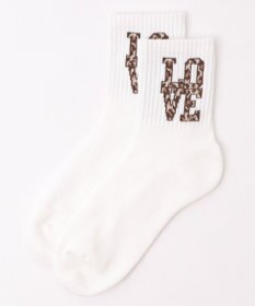WEGO LOVEロゴソックス