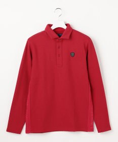23区GOLF 【MEN】カノコダンボール裏起毛長袖ポロシャツ