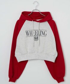 WEGO ラグランショートパーカー