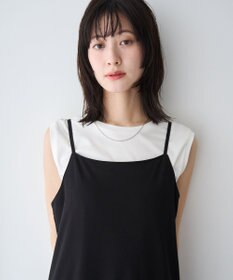 YECCA VECCA 【2点SET】ミリタリーシアーシャツセットキャミワンピース