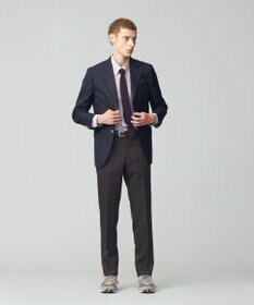 J.PRESS MEN トリートメントウール キャバルリーツイル スラックス