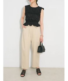 Green Parks デザイン切替カーブパンツ