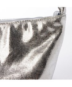 UNBILLION カシュカシュ cachecache / ギャザーハンドルメタリックミニショルダー