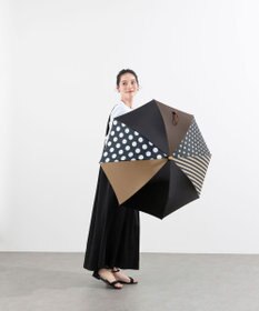 +RING 【UVカット95%以上】【UPF50＋】プラスリング レディース向け 晴雨兼用（長ショート） BRN T1332