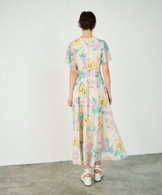 GRACE CONTINENTAL ミモザプリントワンピース