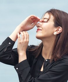 Tiaclasse L 【新色追加・洗える】バンドカラー2WAYタックブラウス