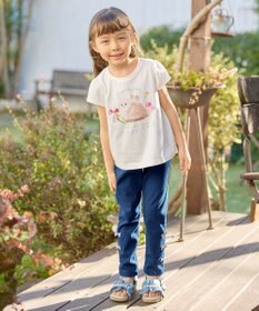 ANY KIDS フォトプリント ネコ Tシャツ