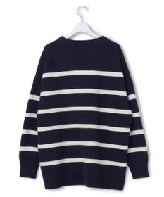 23区 S 【SLOW/一部店舗限定】ソフトウール ボーダー ニット