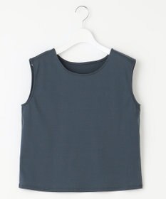 自由区 L 【洗える】レースエッジ Tシャツ&タンクトップセット トップス