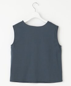 自由区 L 【洗える】レースエッジ Tシャツ&タンクトップセット トップス