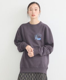 earth music&ecology チャンピオン　ｅｍａｅプリント裏毛プルオーバー