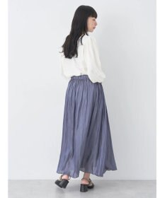 earth music&ecology シャイニーギャザースカート