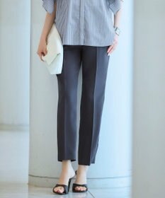 ICB 【WEB限定カラーあり】FluidBackSatin ドロストパンツ ダルブルー