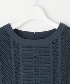 自由区 L 【洗える】レースエッジ Tシャツ&タンクトップセット トップス