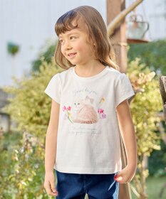 ANY KIDS フォトプリント ネコ Tシャツ