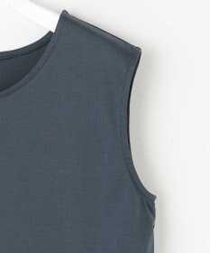 自由区 L 【洗える】レースエッジ Tシャツ&タンクトップセット トップス