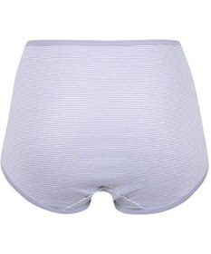 Wing ショーツ 綿混(身生地部) ここちよいフィット感 ムレにくい(身生地部) 【デイリーフィット 綿混ボーダー】 はきこみ丈ふかめ EC3650 ウイング／ワコール