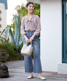 Tiaclasse 【新色追加・洗える】リボンタイブラウス