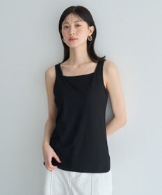 YECCA VECCA 2wayスクエアリブタンクトップ