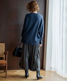 23区 【洗える】レザーライク プリーツスカート