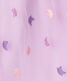 ANY KIDS ラメチュールフレアスカート