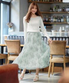 ANY SIS L 【洗える】キュウシンRIB ニット