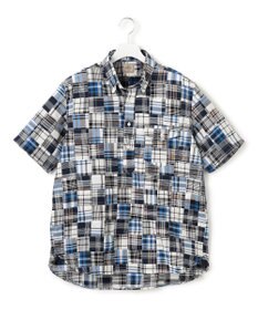 J.PRESS MEN パッチワーク プルオーバーシャツ