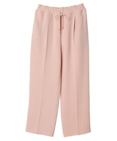 Green Parks イージーウエストセンタープレスストレートパンツ