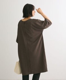 Green Parks 前後２ｗａｙ　ミディ丈タックワンピース