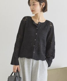 AMERICAN HOLIC クロシェニットカーディガン