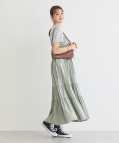 earth music&ecology ドロストシャーリングキャミワンピース